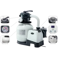 Песочный фильтр-насос Intex 26648 Белый photo 2