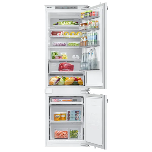 Frigider încorporabil Samsung BRB267154WW/UA cu congelator jos 261 l / 177.5 cm / White photo 4