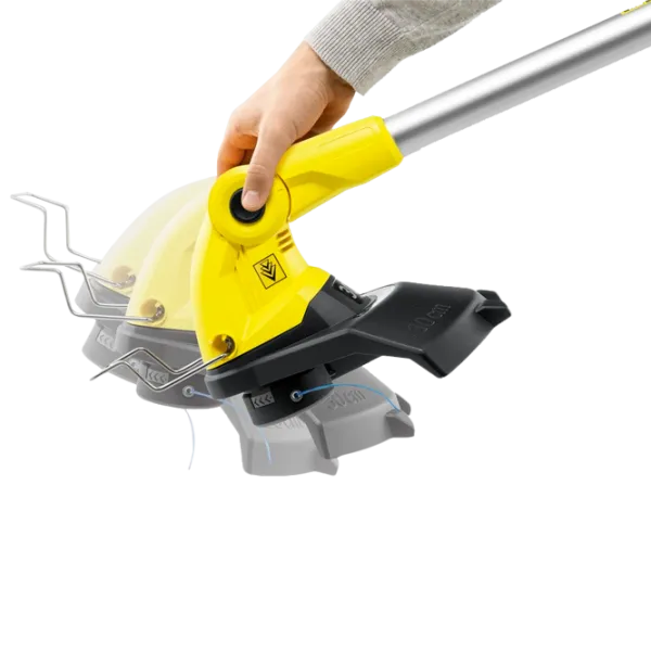 Триммер для травы KARCHER LTR 18-30 Battery (Без аккумулятора в комплекте) аккумуляторный/ Желтый photo 3
