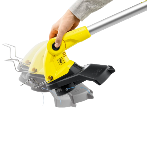 Триммер для травы KARCHER LTR 18-30 Battery (Без аккумулятора в комплекте) аккумуляторный/ Желтый photo 3