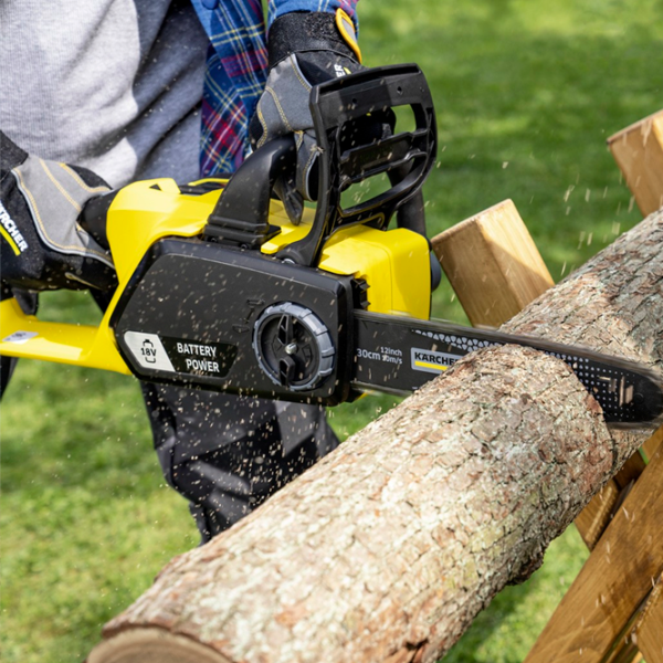Цепная пила KARCHER CNS 18-30 Battery аккумуляторный/ Желтый photo 3