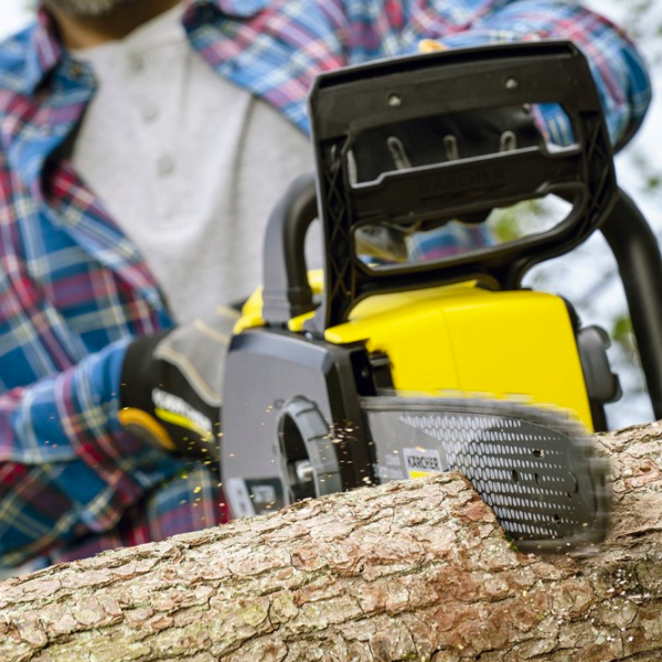 Цепная пила KARCHER CNS 18-30 Battery аккумуляторный/ Желтый photo 4