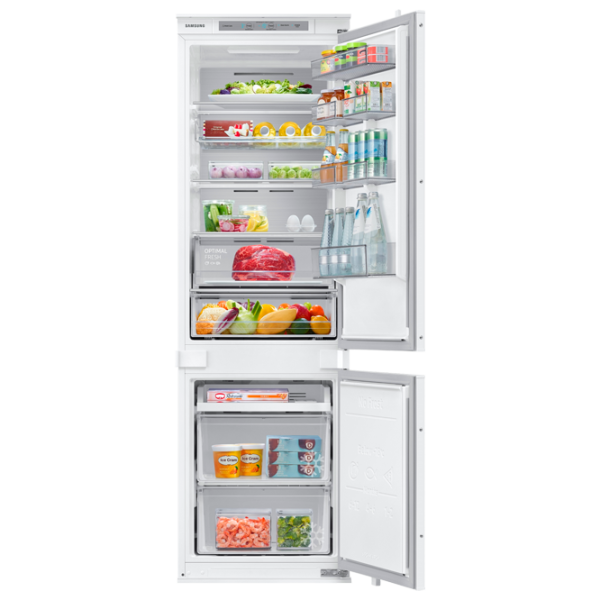 Frigider încorporabil Samsung BRB267054WW/UA cu congelator jos 277 l / 177.5 cm / White photo 5