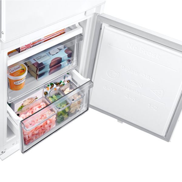 Frigider încorporabil Samsung BRB267054WW/UA cu congelator jos 277 l / 177.5 cm / White photo 7