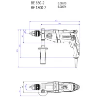 Mașină de găurit Metabo BEV 1300-2 (600574810) 1300 W / 3100 rot/min photo 7