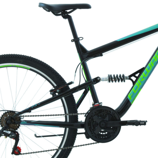 Bicicletă Forward Raptor 27.5" 18" Oțel/ Black Turquoise photo 3