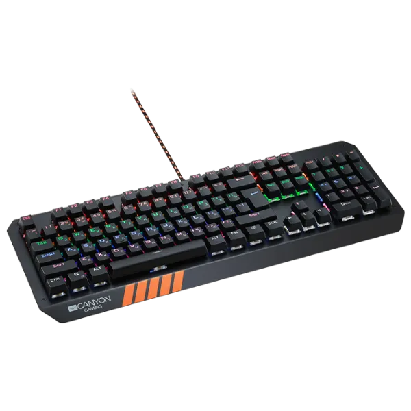 Tastatură Canyon Hazard CND-SKB6 US Cu fir/ Black photo 2