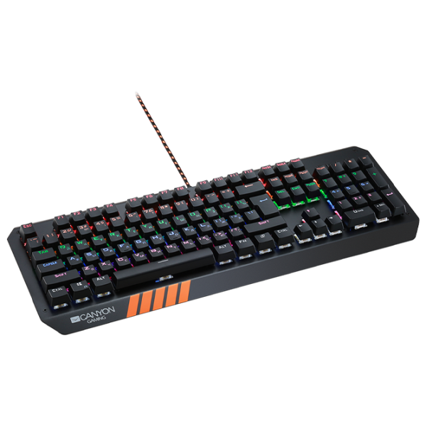 Tastatură Canyon Hazard CND-SKB6 US Cu fir/ Black photo 2