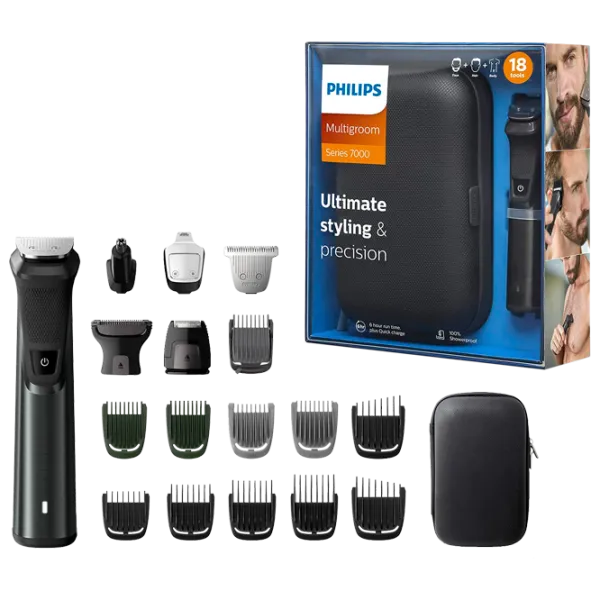 Trimmer facial Philips MG7785/ 20 Black photo 2
