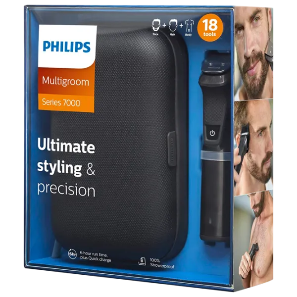 Trimmer facial Philips MG7785/ 20 Black photo 3