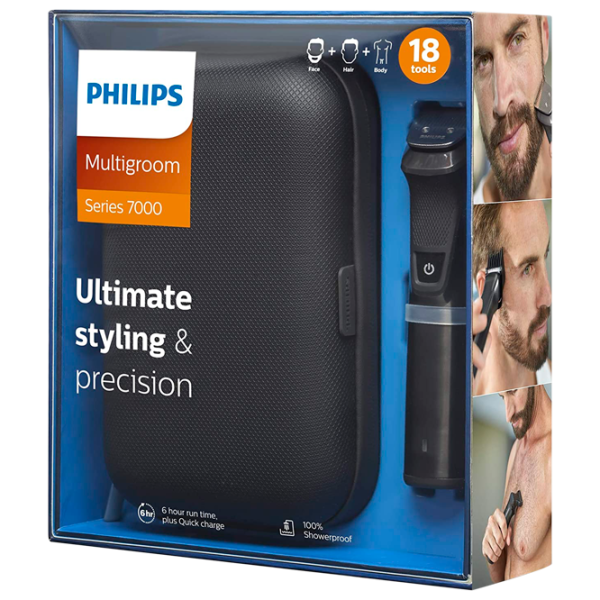 Trimmer facial Philips MG7785/ 20 Black photo 3