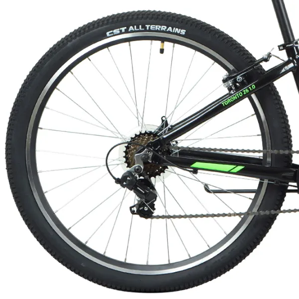 Bicicletă Forward Toronto 26" 13" Aluminiu/ Black Green photo 2