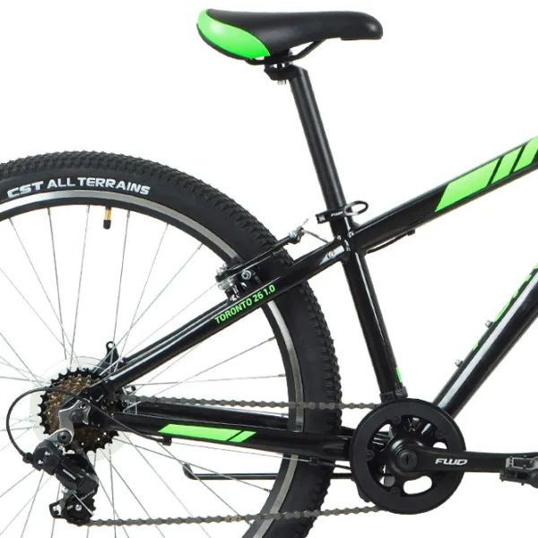 Bicicletă Forward Toronto 26" 13" Aluminiu/ Black Green photo 3