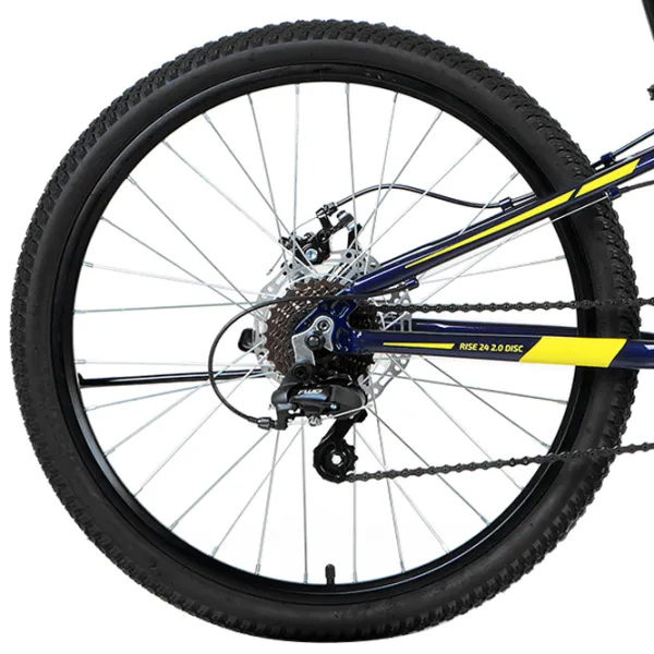 Велосипед Forward Rise 24" 11" Алюминий/ Синий Желтый photo 2 Велосипед Forward Rise 24" 11" Алюминий/ Синий Желтый photo 2
