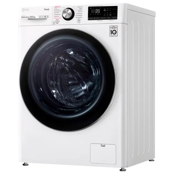 Mașină de spălat LG TW4V9RW9W 10.5 kg / 1400 rpm / White photo 3