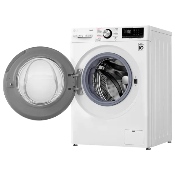 Mașină de spălat LG TW4V9RW9W 10.5 kg / 1400 rpm / White photo 7