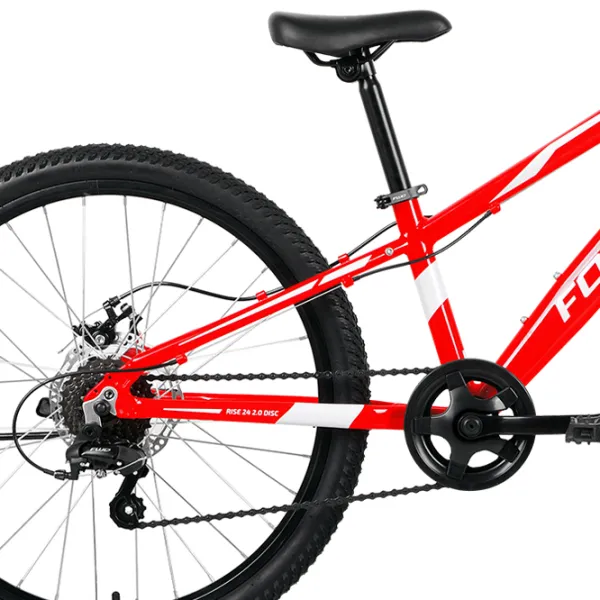 Велосипед Forward Rise 24" 11" Алюминий/ Красный Белый photo 3