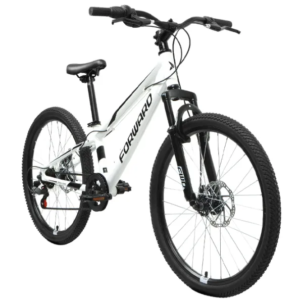 Bicicletă Forward Rise 24" 11" Aluminiu/ White Black photo 2 Bicicletă Forward Rise 24" 11" Aluminiu/ White Black photo 2
