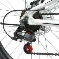 Велосипед Forward Rise 24" 11" Алюминий/ Белый Черный photo 3