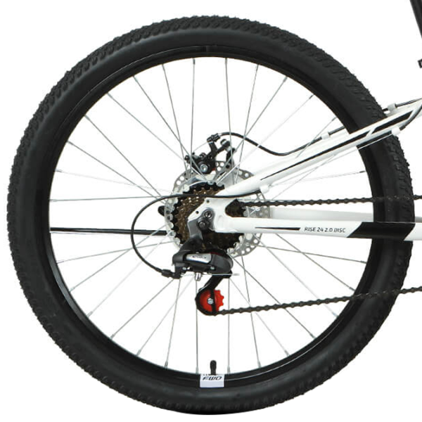Bicicletă Forward Rise 24" 11" Aluminiu/ White Black photo 4 Bicicletă Forward Rise 24" 11" Aluminiu/ White Black photo 4