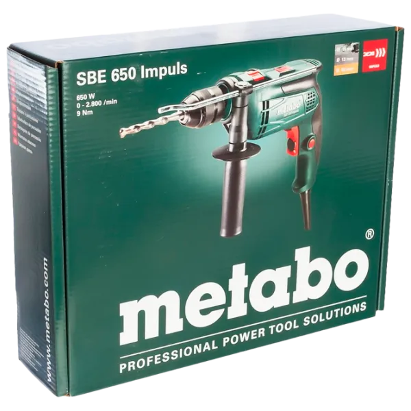 Дрель Metabo SBE 650 (600672000) 650 Вт/ 2800 об/ мин photo 8