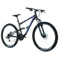 Велосипед Forward Raptor 27.5" 16" Горный/ Черный Пурпурный photo 2
