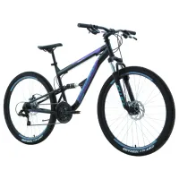 Велосипед Forward Raptor 27.5" 16" Горный/ Черный Пурпурный photo 3