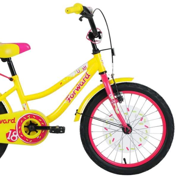 Bicicletă Forward Funky 18" 16" Oțel/ Yellow Purple photo 2 Bicicletă Forward Funky 18" 16" Oțel/ Yellow Purple photo 2