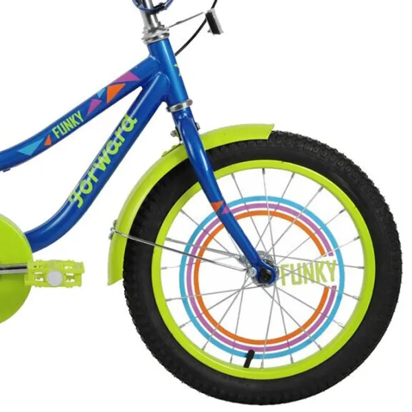 Bicicletă Forward Funky 16" 14" Oțel/ Turquoise Green photo 4