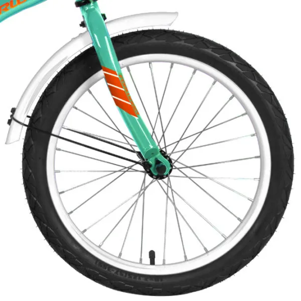 Велосипед Forward Crocky 18" 16" Сталь/ Бирюзовый Оранжевый photo 5 Велосипед Forward Crocky 18" 16" Сталь/ Бирюзовый Оранжевый photo 5
