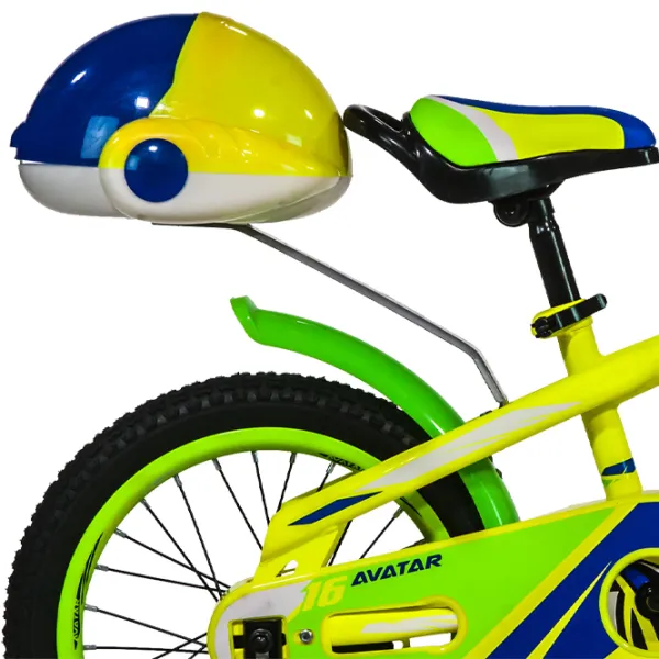 Велосипед Fulger Avatar Kid 16" Сталь/ Желтый Зелёный photo 2 Велосипед Fulger Avatar Kid 16" Сталь/ Желтый Зелёный photo 2