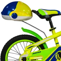 Bicicletă Fulger Avatar Kid 16" Oțel/ Yellow Green photo 2