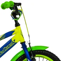 Bicicletă Fulger Avatar Kid 16" Oțel/ Yellow Green photo 4
