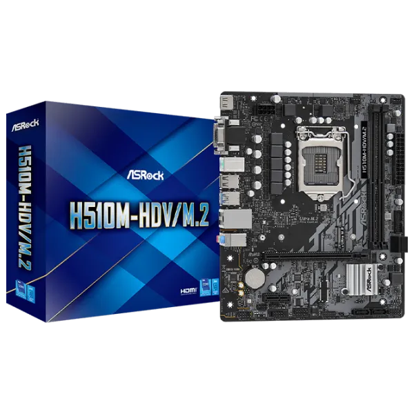 Материнская плата ASRock H510M-HDV/ M.2 mATX/ Intel H510 photo 5