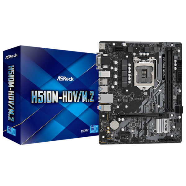 Материнская плата ASRock H510M-HDV/ M.2 mATX/ Intel H510 photo 5
