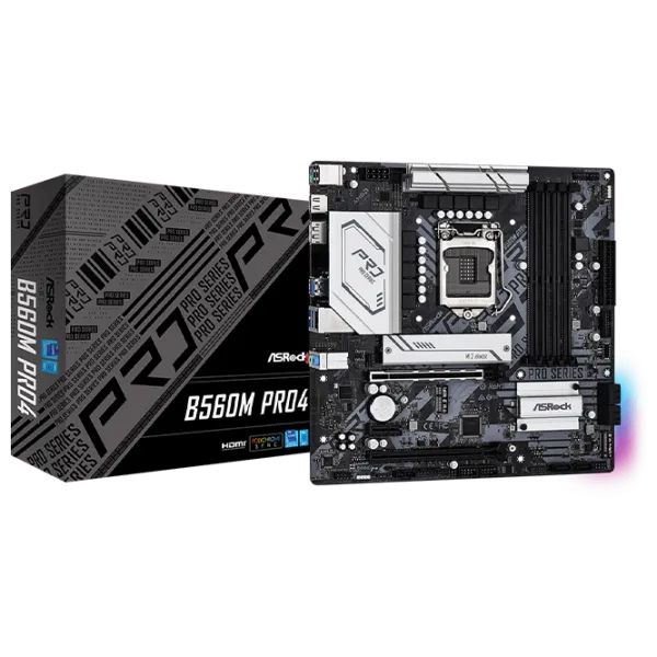Материнская плата ASRock B560M PRO4 mATX/ Intel B560 photo 4