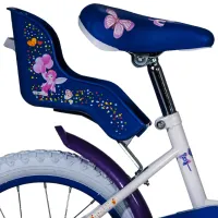 Bicicletă Fulger Fairy 16" 9.5" Oțel/ White Violet photo 3