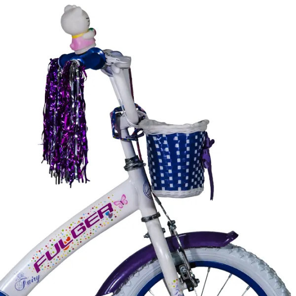 Bicicletă Fulger Fairy 16" 9.5" Oțel/ White Violet photo 4
