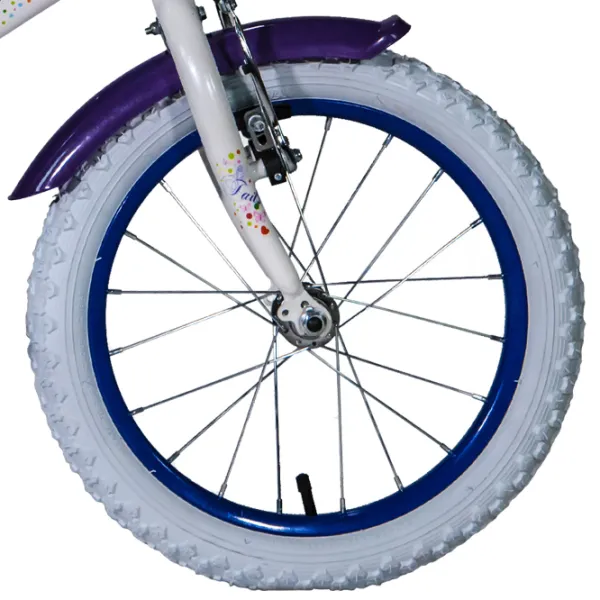 Bicicletă Fulger Fairy 16" 9.5" Oțel/ White Violet photo 5