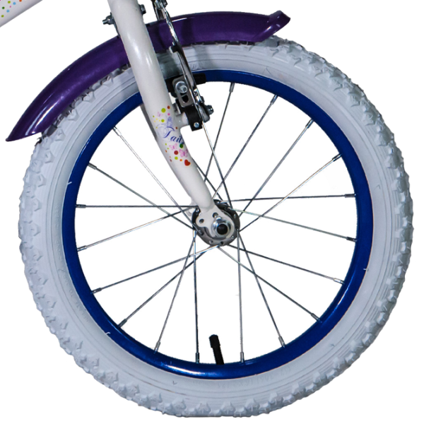 Bicicletă Fulger Fairy 16" 9.5" Oțel/ White Violet photo 5