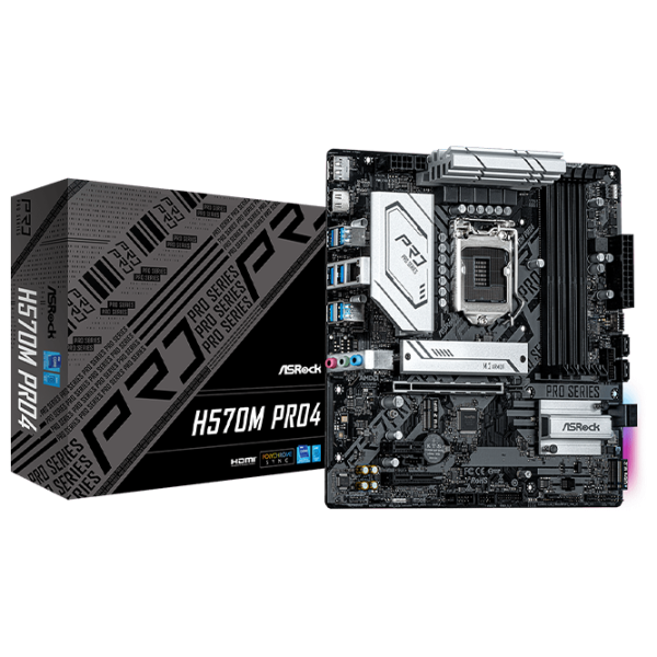 Placă de bază ASRock H570M PRO4 mATX/ Intel H570 photo 5