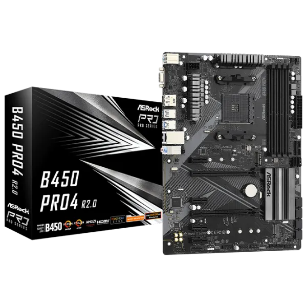 Материнская плата ASRock B450 PRO4 R2.0 ATX/ AMD B450 photo 5