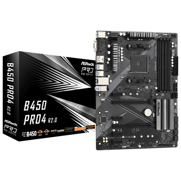 Материнская плата ASRock B450 PRO4 R2.0 ATX/ AMD B450 photo 5