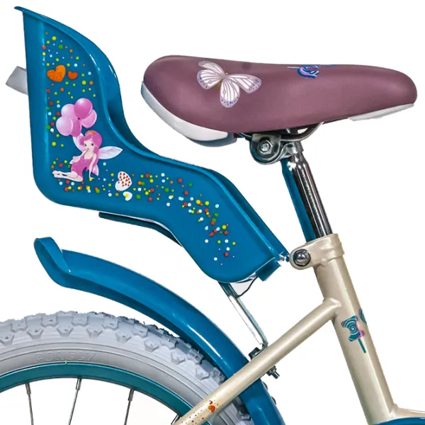 Bicicletă Fulger Fairy 16" 9.5" Oțel/ Blue White photo 3 Bicicletă Fulger Fairy 16" 9.5" Oțel/ Blue White photo 3