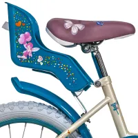 Bicicletă Fulger Fairy 16" 9.5" Oțel/ Blue White photo 3