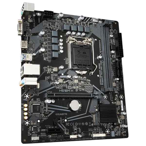 Материнская плата Gigabyte H510M H 1.0 mATX/ Intel H510 photo 2
