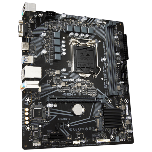 Материнская плата Gigabyte H510M H 1.0 mATX/ Intel H510 photo 2