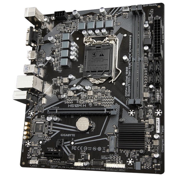Материнская плата Gigabyte H510M H 1.0 mATX/ Intel H510 photo 3