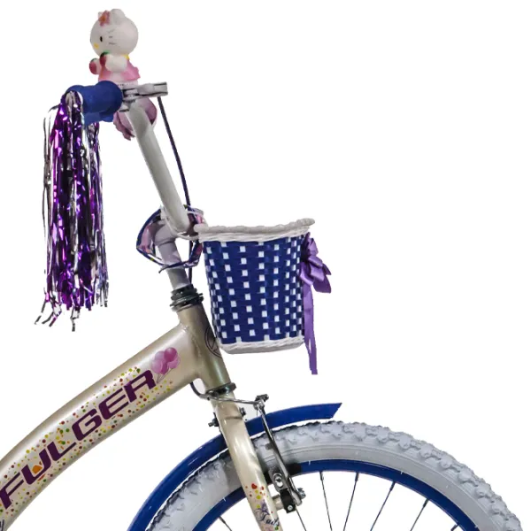 Bicicletă Fulger Fairy 20" 9.5" Oțel/ Blue White photo 4