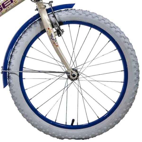 Bicicletă Fulger Fairy 20" 9.5" Oțel/ Blue White photo 5
